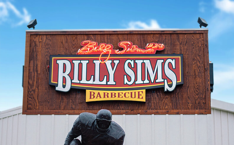 Billy Sims Barbecue teams up with SiteZeus for a site selection touchdown